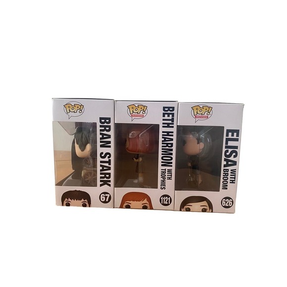 Set of 3 Funko Pop Game of Thrones, Queens Gambit and Shape of Water - Picture 2 of 3